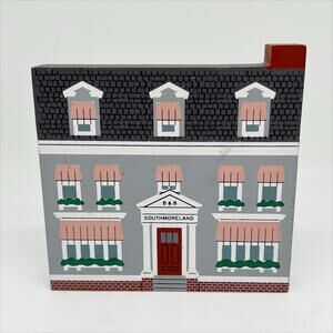 Vintage 1995 The Cat's Meow Southmoreland Bed & Breakfast Series Shelf Sitter